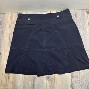 Athleta Hit The Trail Women’s Activewear Skort Shorts #405141 Black Size 4